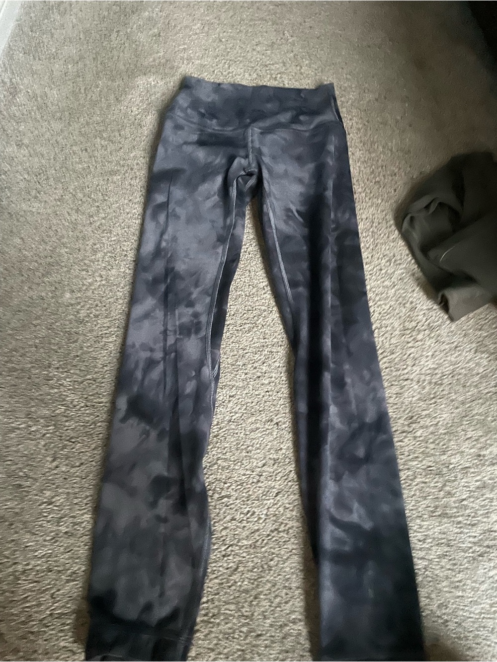 lululemon athletica Black Cloud-Print High-Rise Leggings